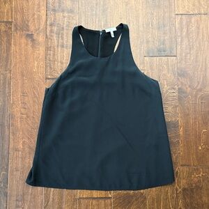 Joie Black silk Racerback Tank